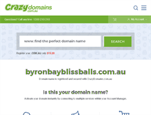 Tablet Screenshot of byronbayblissballs.com.au